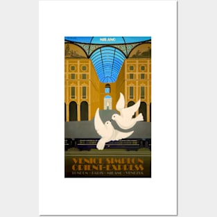 Vintage, retro Venice Simplon Orient-Express Posters and Art